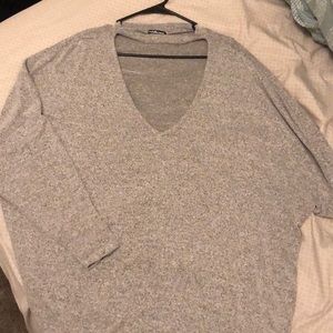 Super soft long sleeve with neckline detail